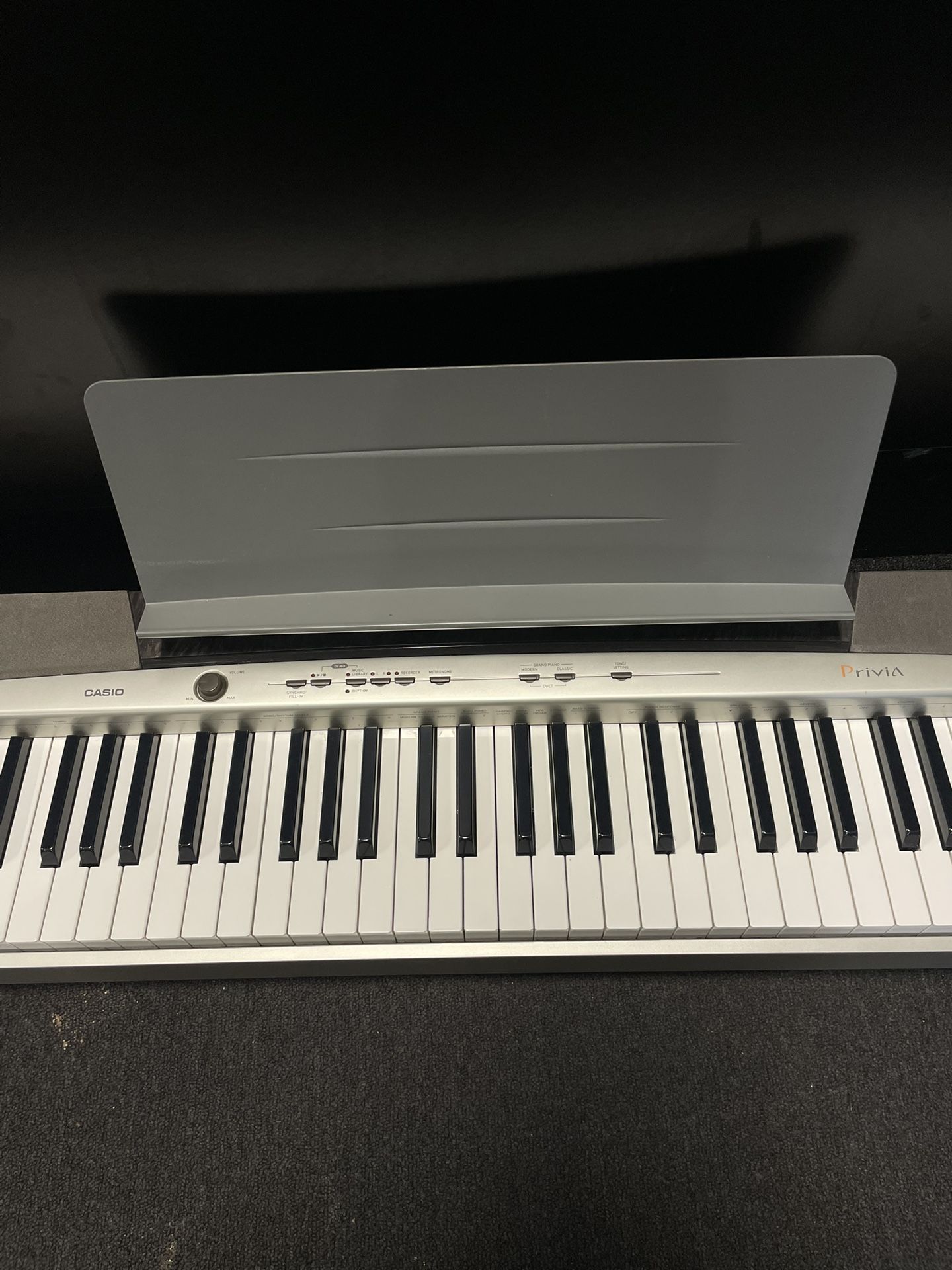 Casio Privia PX-120 88-Key Digital Piano W/ Stand, Pedal & Power Cable