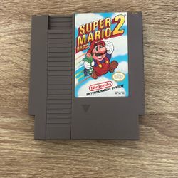 Original Nintendo (NES) Game Super Mario. Bros 2 