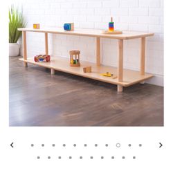 Solid wood Montessori Shelf By sprout Kids 