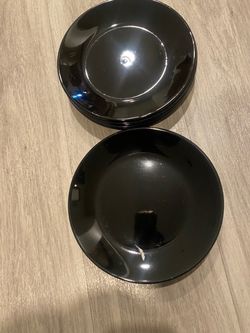 Black Glossy Bowls Set