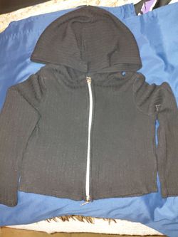 Girl's black hoodie