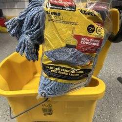 Genuine Joe industrial Wheeled Mop Bucket Wringer