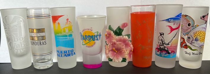 Frosted Glass Shooter Shot Glasses