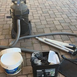 Spring clean your Koi Pond with an OASE Pond vac with extras included. Price reduced for a quick sale!