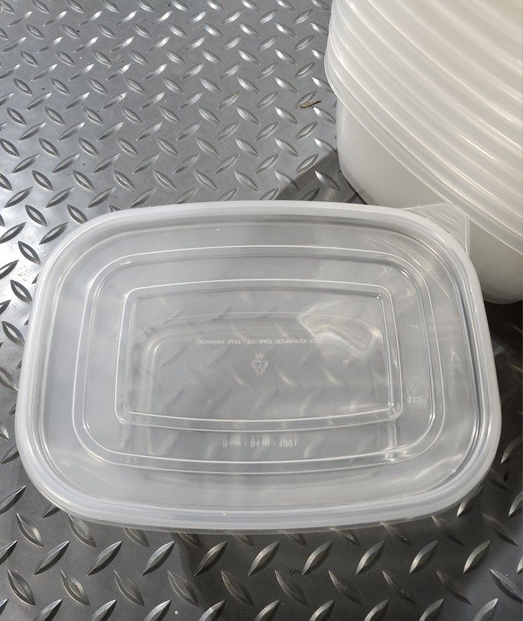 Plastic Storage Containers Set of 25