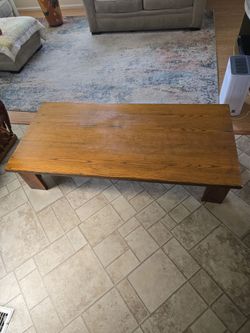 Real wood short table