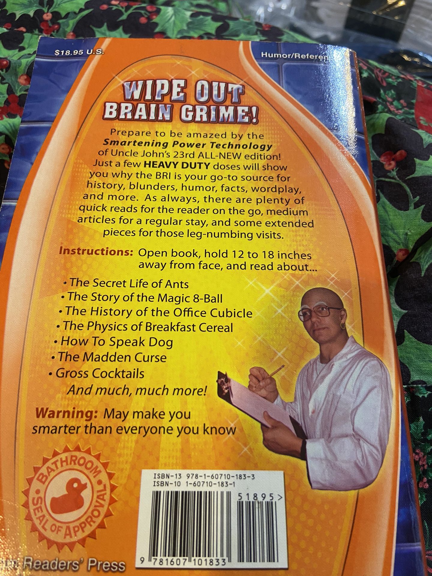 Heavy Duty Bathroom Reader~Paperback Book