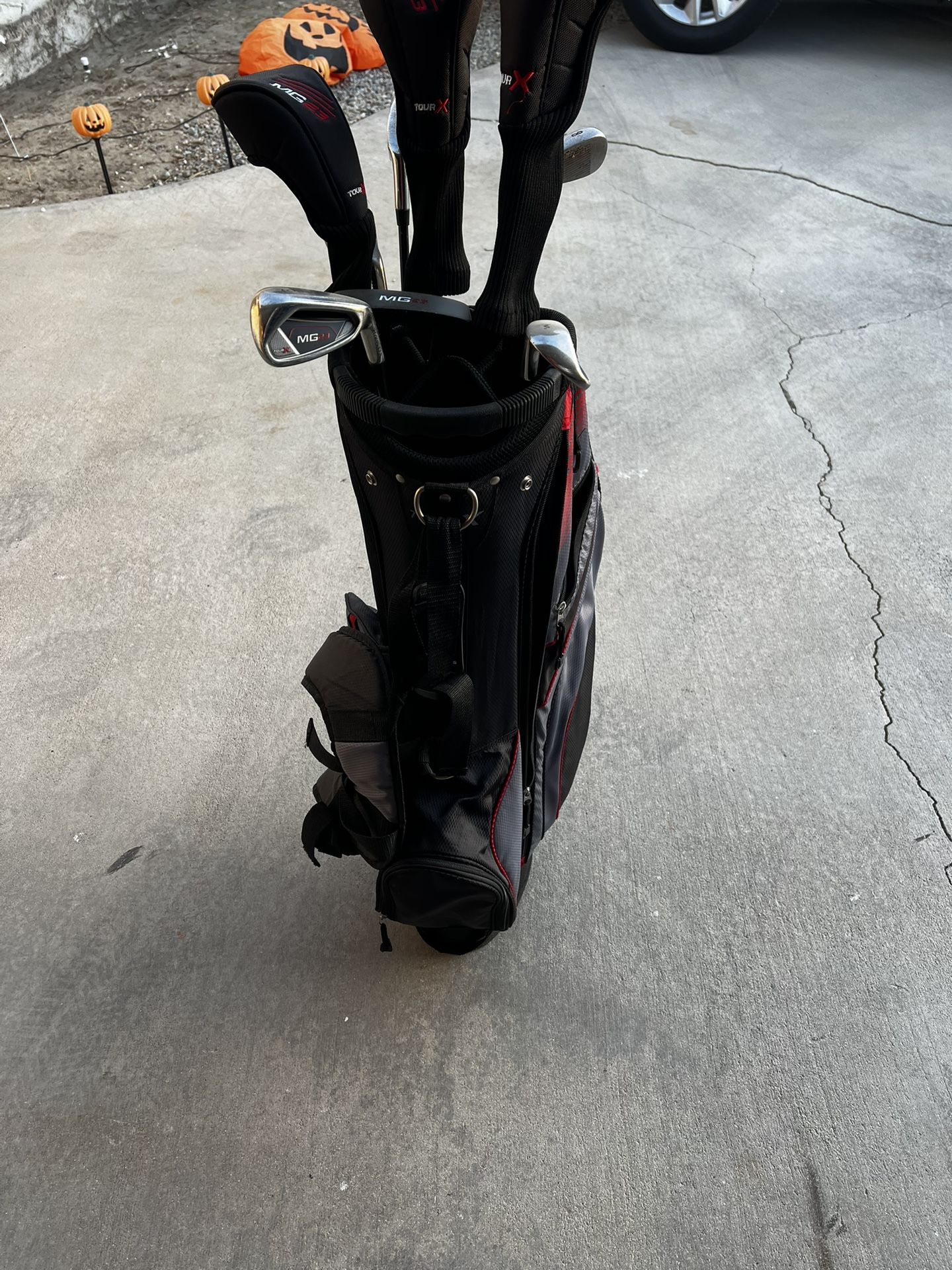 Golf Clubs + Bag
