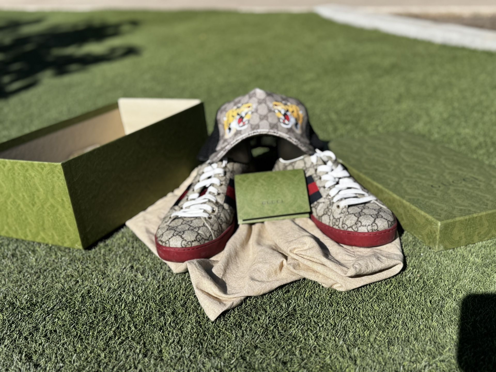 Gucci Supreme Hat + Shoes