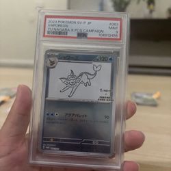 pokemon Vaporeon Yu Nagaba 063 PSA 9