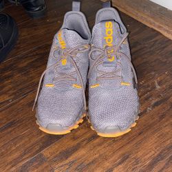 Gray And Orange Adidas