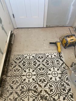 Tile work