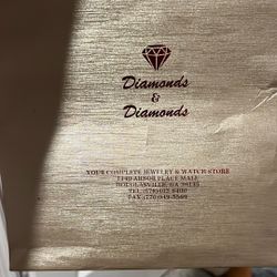 DIAMOND EARRINGS(PASSES DIAMOND TESTER)