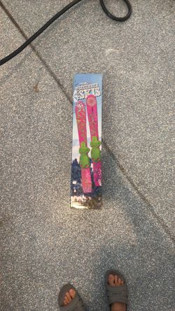 Toddle Adjustable Strap On Plastic Ski
