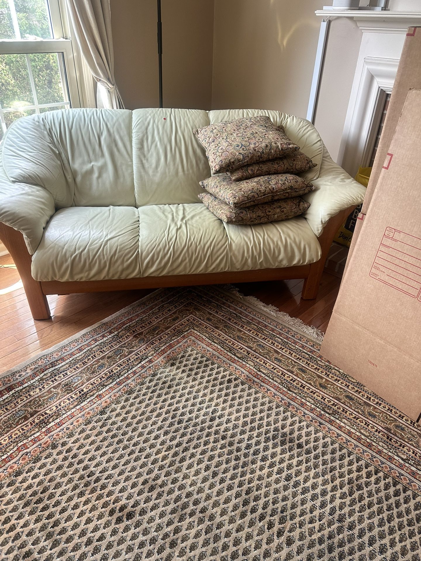 Leather Couches - 2 Love Seats