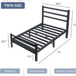Twin Metal Frame 