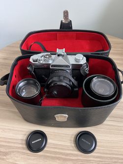 Sony E & Nikon Z Compatible Vintage Lens Set – Konica Hexanon 57mm 1.4 + 28mm + 135mm