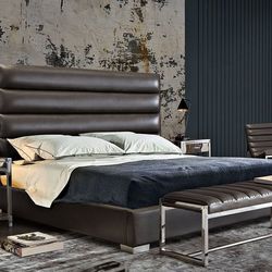 Elephant Grey Bed - King