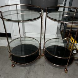 Glass Table Trolleys 