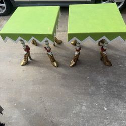 Santa Elves Tables 24 X 24 And 24” High.  