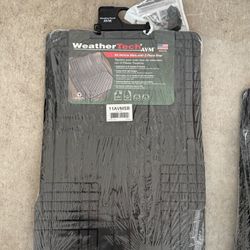 Brand New Never Used WeatherTech Cut-To-Fit, Tall Outer Ridges With Lower Containment Reservoir, Rubber, 4 Piece Car Mats