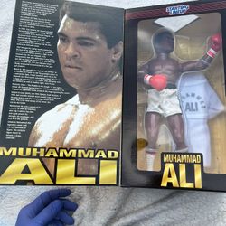 Vintage 1997 Hasbro Starting Lineup Timeless Legends Muhammad Ali 12" Boxing Fig. New In Box 