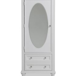 Madelyn White Wardrobe with Drawer