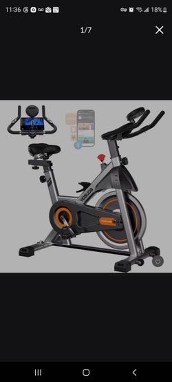 YOSUDA Exercise Bike Stationary Indoor Cycling Bike for Home 300 Lbs Weight Capacity, Comfortable Seat Cushion and LCD Monitor