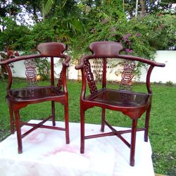 Two oriental Chairs
