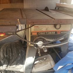 Sears  Craftsman 12" Motorized Table Saw 