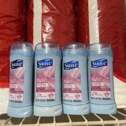 Set Of 4 Suave Womens Deodorant