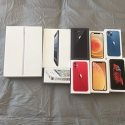 iPhone + iPad EMPTY and boxes