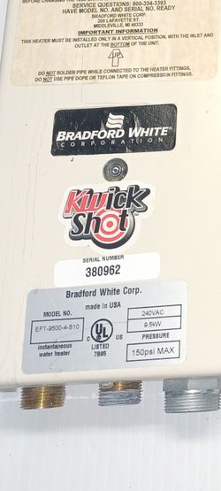 Tankless WATER HEATER
