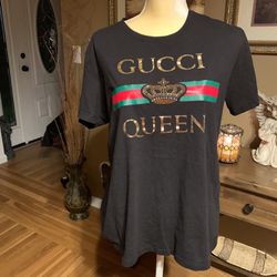 Gucci Queen Shirt W/ Jewels And Rhinestones - Size XXL 
