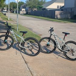 Twin Huffy Scout - 26" wheels Small frame Mountain bikes($100 each)