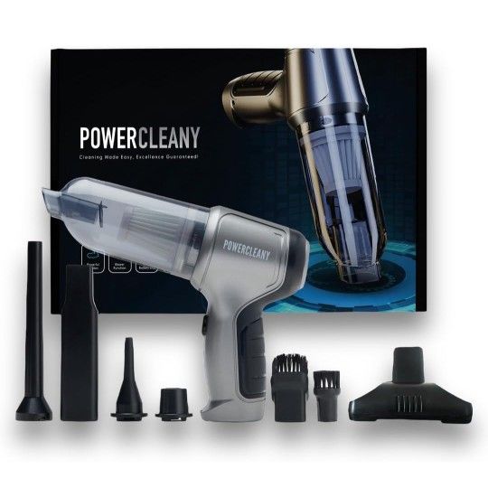 Cordless Handheld Car Vacuum Cleaner, High Suction Rechargeable Auto Vacuum, Portable Mini Vacuum for Car & Home, Small Vacuum Cleaner for Couch, Kitc