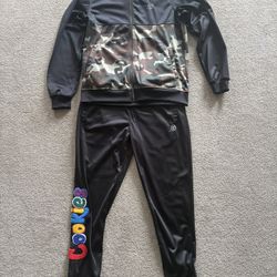 Cookies Camo Tracksuit Set — Jacket + Joggers (Black/Multicolor)