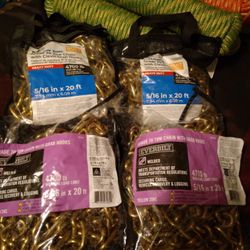 New Tow Chains With Hook$55ea Cost$79n Stores