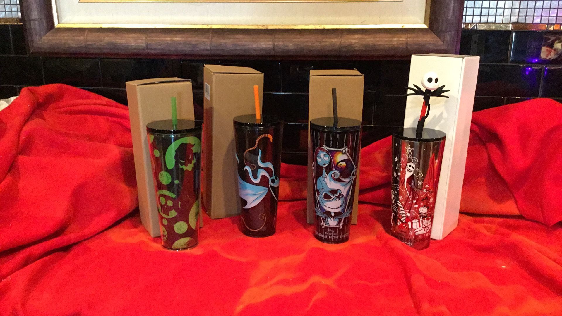4 Nightmare Before Christmas Starbucks Tumblers