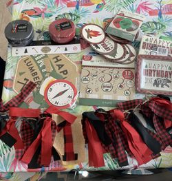 Lumberjack Birthday Party Decor