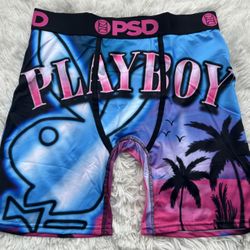 PSD Playboy Graphic Boxer Briefs size large