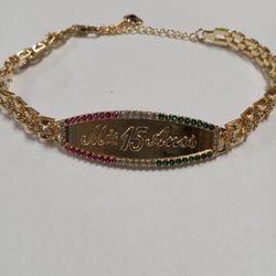 Beautiful 14k Gold Plated Bracelets 🌹/ Sweet 15