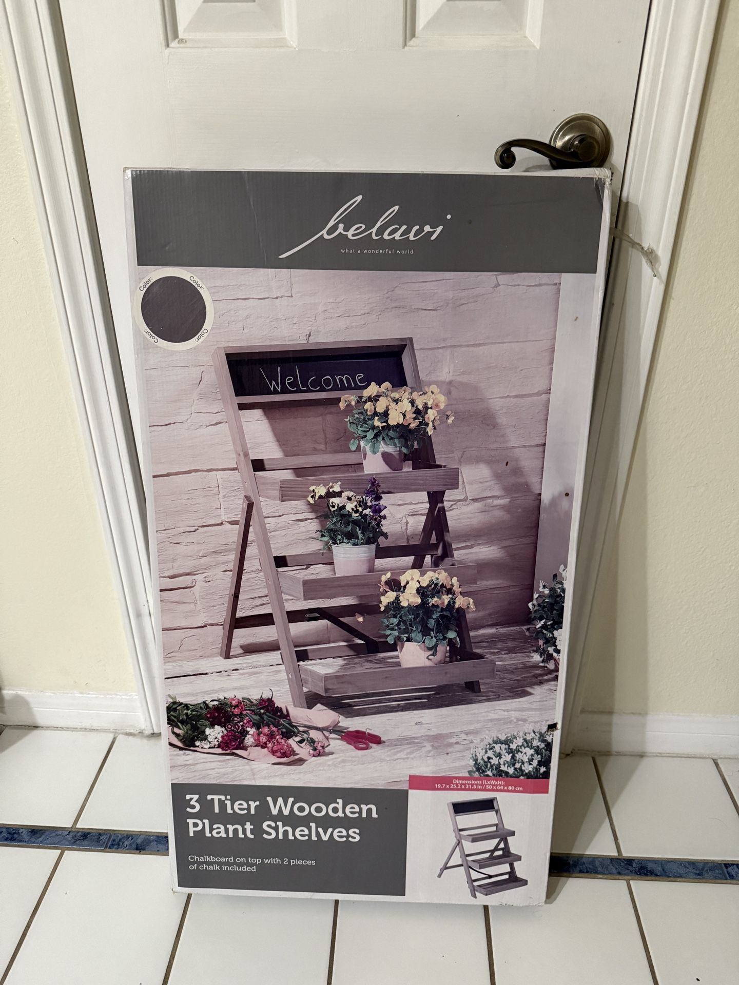 Wooden Plant Shelves