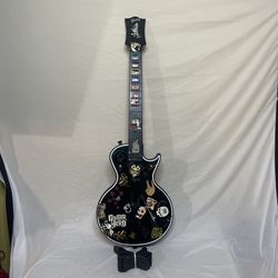 XBOX 360 Wireless Gibson Les Paul Guitar Hero Controller Red Octane 