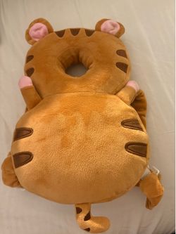 Tiger baby head protector backpack