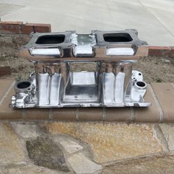 Sbc Tunnel Ram Intake Manifold, Rat rod 