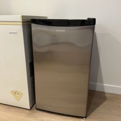 Silver Mini Fridge