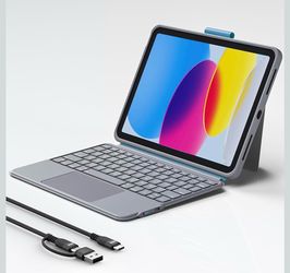 Wireless Keyboard Case Ipad 10th Generation Bluetooth Wireless Detachable Magnetic Stand Rechargeable Keyboard
