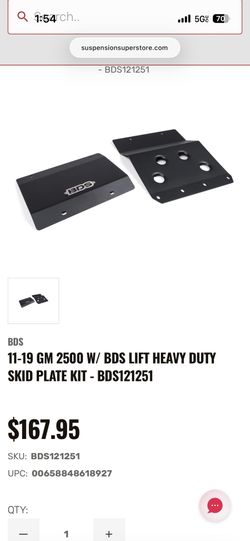 11-19 Chevy/GMC 2500/3500 BDS Skidplate