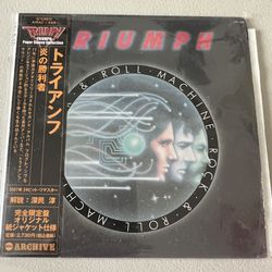 Triumph Rock & Roll Machine CD Japan Print Rare